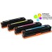 Compatible Color and Black Laser Toner for HP 126A CE310/CE311/CE312/CE313 จำนวน 1 ชุด มี 4 ตลับ (BKCMY)